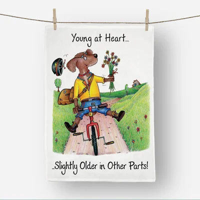 Tea Towel Young at Heart