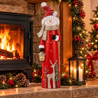 LED Yule Snowman
