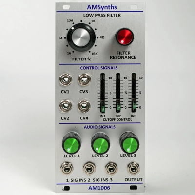 AM1006 24dB Low Pass Filter AM1006 24dB Low Pass Filter