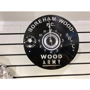 BWFC VINYL CLOCK