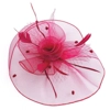 Burgundy Flower Fascinator Burgundy Flower Fascinator
