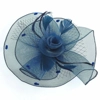 Navy Blue Flower Fascinator Navy Blue Flower Fascinator