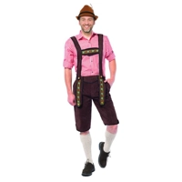 Dark Brown Long Lederhosen