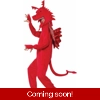 Plush Red Dragon Adult Standard Plush Red Dragon Adult Standard