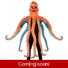 Orange and Blue Octopus Costume Orange and Blue Octopus Costume