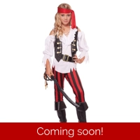 Kids Posh Pirate Child Costume