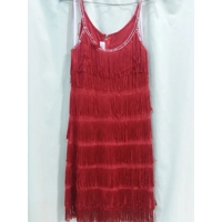 RENT ONLY 20's Red Flapper Dress
