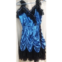 RENT ONLY Blue Showgirl Dress