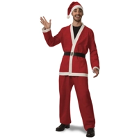 Flannel Santa Suit Adult Standard size