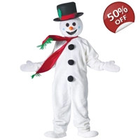 Snowman Mascot Adult Costume