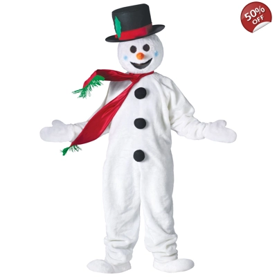 Snowman Mascot Adult Costume