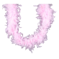 Pink Chandelle Faux Feather Boa