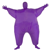 Adult Purple Inflatable Jumpsuit