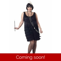 Fashion Flapper Plus Costume