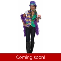 Mardi Gras Vest Kit Adult Woman Small/Medium