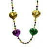 Mardi Gras Large Heart Necklace Mardi Gras Large Heart Necklace