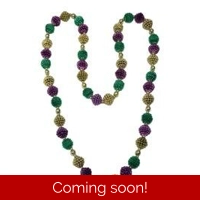Mardi Gras Berry Bead Necklace