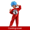 Cat in the Hat Kids Deluxe Thing 1 & 2 Costume Childs Small Cat in the Hat Kids Deluxe Thing 1 & 2 Costume Childs Small