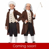 Kids Benjamin Franklin/Colonial Man Childs Large