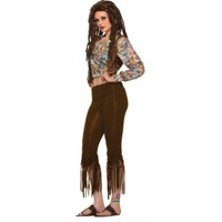 Hippie Fringed Pants Adult Costume