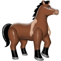 Mr.Horsey Inflatable Costume Adult One Size