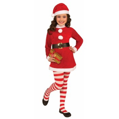 Red and White Striped Child Tights