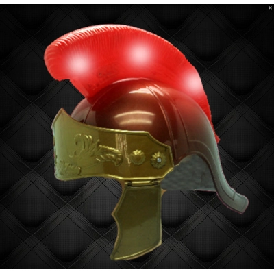 Roman Helmet with Light Up Mohawk Roman Helmet with Light Up Mohawk