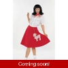 Red Poodle Shirt Adult Standard 14/16 Red Poodle Shirt Adult Standard 14/16