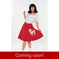 Red Poodle Shirt Adult Standard 14/16