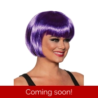 Purple Short Bob Wig