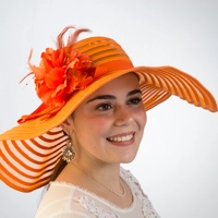 Orange Sun Hat