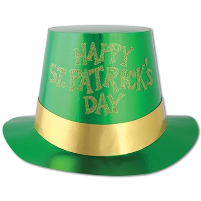 St .Patricks Day Foil Hat