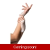 Fingerless Fishnet short Gloves - White Fingerless Fishnet short Gloves - White