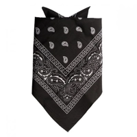 Bandana Traditional Black- 52 x 55 cm