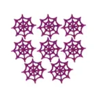 Purple Cobweb Ornaments