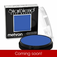 Mehron StarBlend Cake Makeup Blue 2 oz