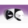 Black and White Half Mask Black and White Half Mask