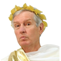 Fabric Laurel Roman Wreath