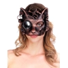 Copper Mechanical Cat Mask Copper Mechanical Cat Mask
