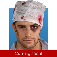 Fake Head Bandage Cap