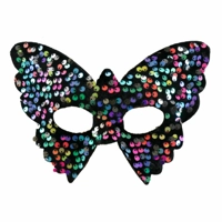 Sequin Butterfly Mask