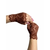 Brown Short Lace Gloves Brown Short Lace Gloves