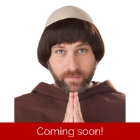 Medieval Friar Wig