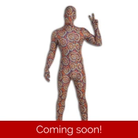 Tie Dye Disappearing Man Adult Standard