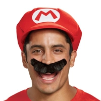 Mario Hat and Mustache