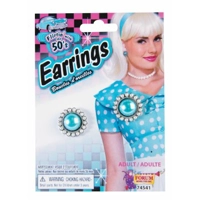 50's Blue Earrings