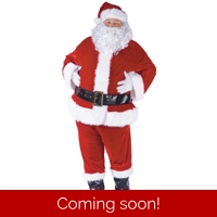 Complete Velour Santa Suit Plus 50-54