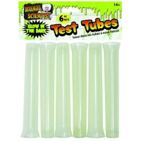 Glow in the Dark Test Tubes 6 Pack
