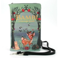 Bambi Book Vinyl Clutchbag