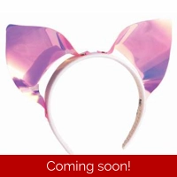 Iridescent Vinyl Cat Ears